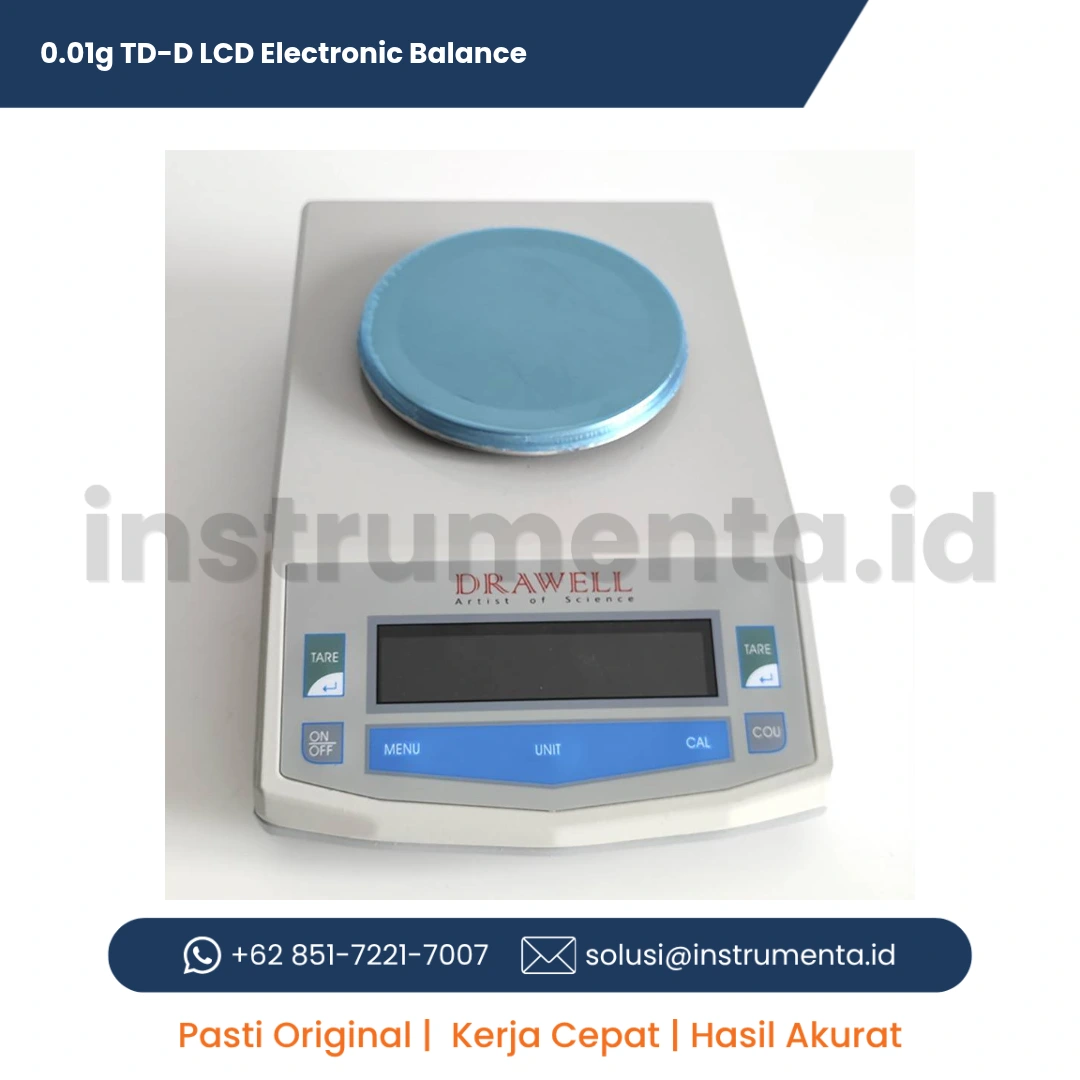Distributor Resmi 0.01g TD-D LCD Electronic Balance Ready Stock Harga Terbaik